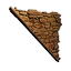 Left-sloping Inverted Sandstone Wall