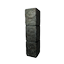 Black Ice-Reinforced Wooden Pillar