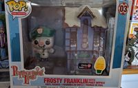 3 Frosty Franklin with Post Office Peppermint Lane Funko pop