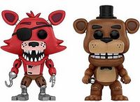 0 Foxy The Pirate With Freddy 2 Pack FYE Five Nights at Freddys Funko pop