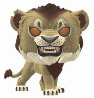 548 Flocked Lion King 2019 Scar FYE Lion King Funko pop