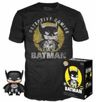 270 Batman (First Appearance) Sun Faded Walmart T Shirt Bundle DC Universe Funko pop