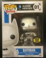 1 Silver Batman LE 108 HT Employees DC Universe Funko pop