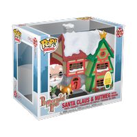 1 Santa Claus & Nutmeg w/ House Peppermint Lane Funko pop