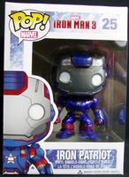 25 Metallic Iron Patriot Hot Topic Marvel Comics Funko pop