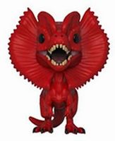 550 Red Target Dilophosaurus  Jurassic Park Funko pop