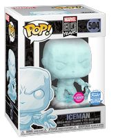 504 Ice Man Flocked Marvel Comics Funko pop