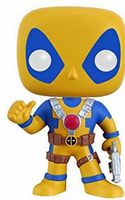 112 Yellow/Blue Deadpool Amazon Deadpool Funko pop