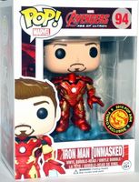 94 Iron Man Unmasked 2015 Pop Asia Filbars Marvel Comics Funko pop