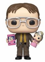 1009 Dwight Schrute with Princess Unicorn FunkoShop The Office Funko pop