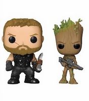 0 Thor & Groot 2 Pack Books A Million Marvel Comics Funko pop