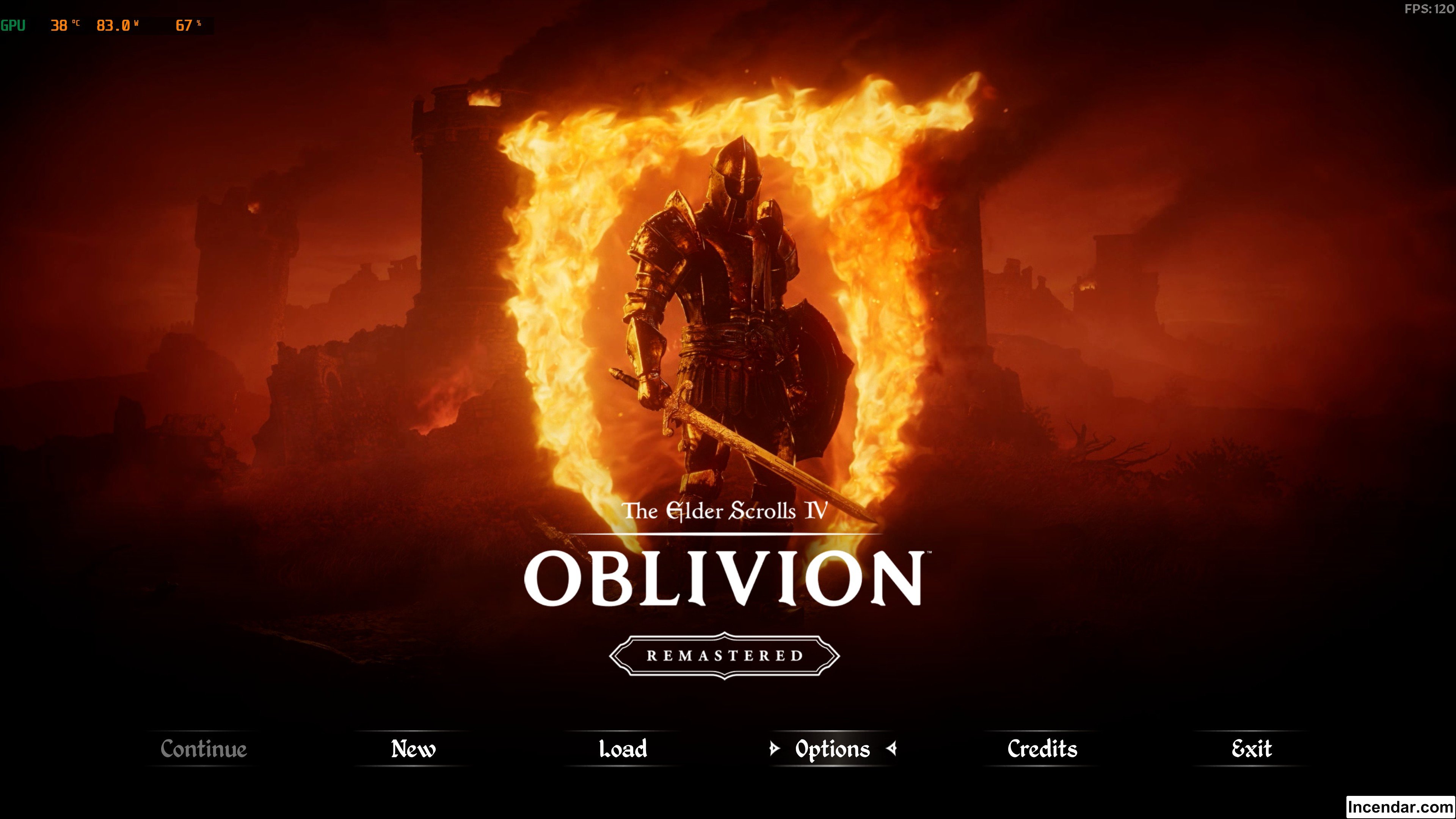 04 22 25 Oblivion Remastered Hd 4k Screenshot Image Title Screen