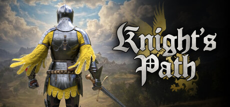 a small Image of Knight's Path video game logo and a link to it's Steam Store page